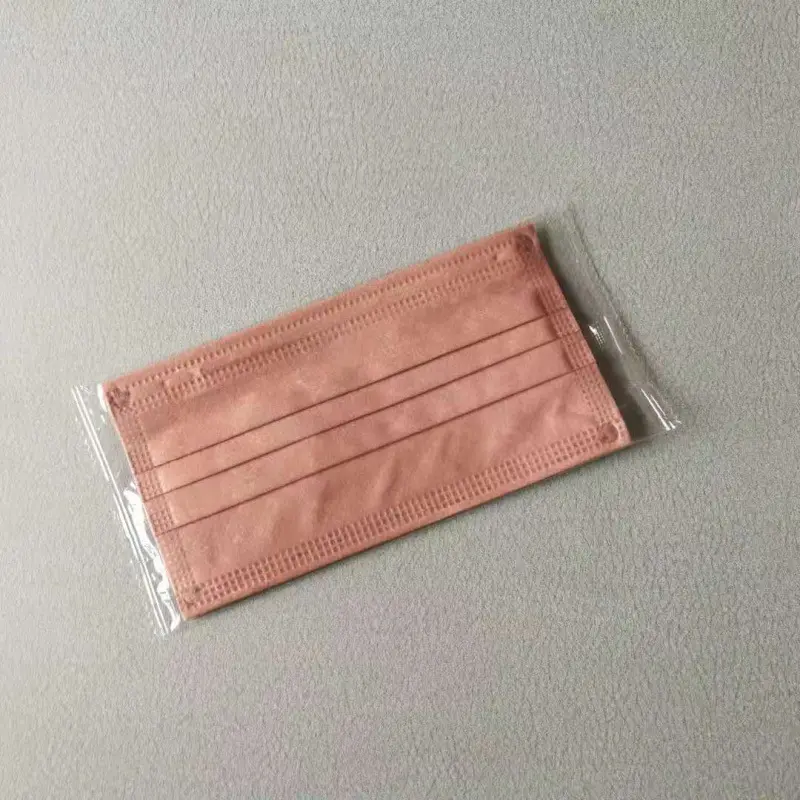 Fashion Milk Tea Color Soft Disposable Mask