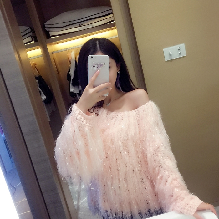 Title 2, Fringed Solid Color Loose And Slim Long Sleeved...