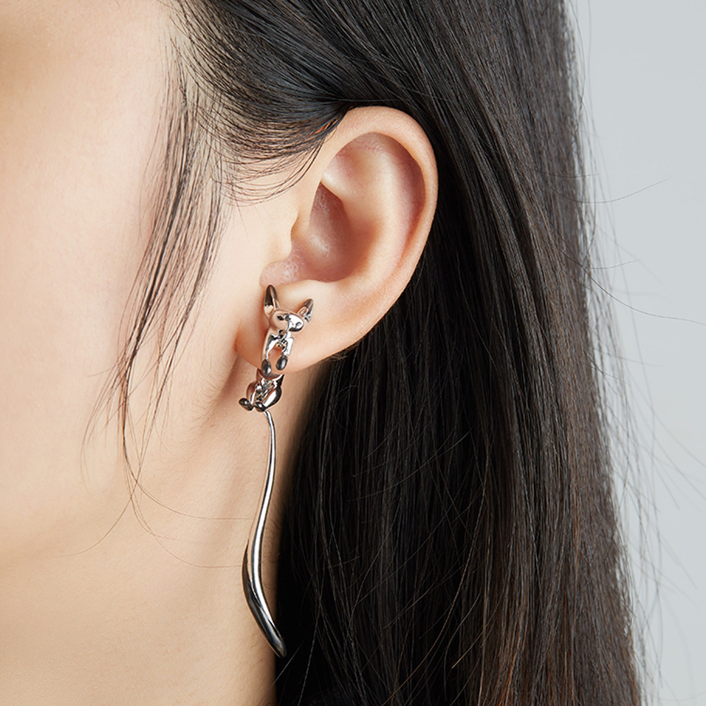 New Women's Fashion Big Cute Fox Earrings
