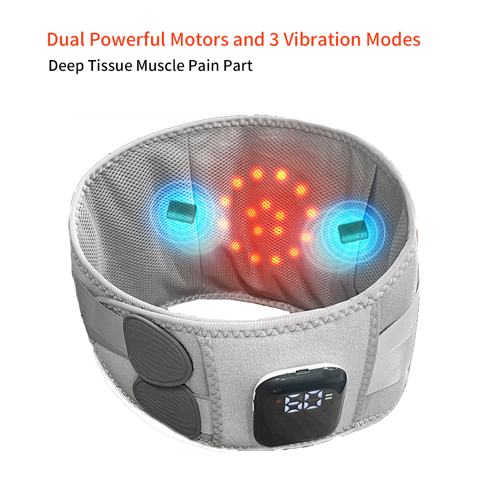 Heating Pad For Back Comfort, Cordless Lower Back Heating Pad Rechargeable Heated Waist Belt Wrap With Built-in Warming Layer
