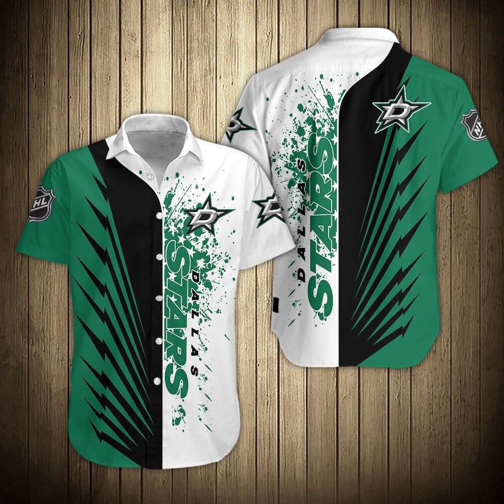 3D Digital Printing Hawaiian Printing Short-sleeved Shirt European Size Men's Shirt