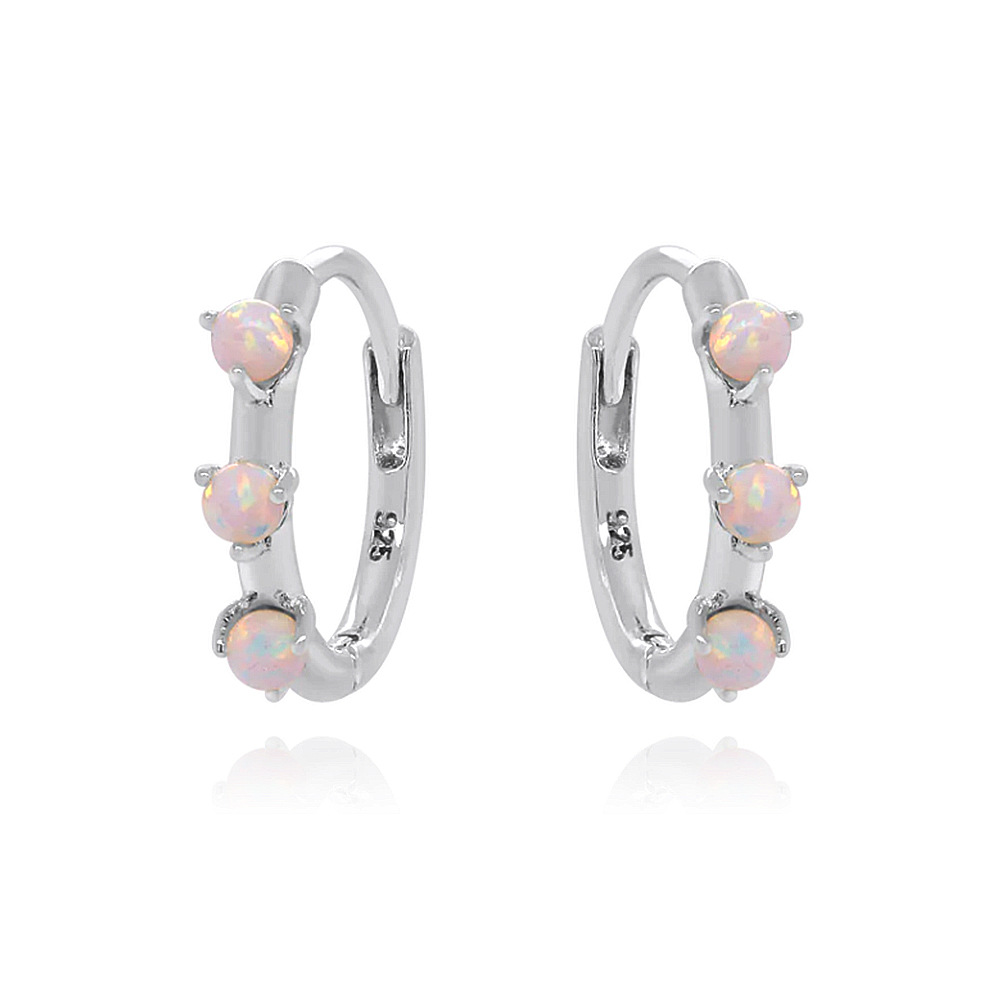 Title 7, S925 Sterling Silver Diamond Opal minus