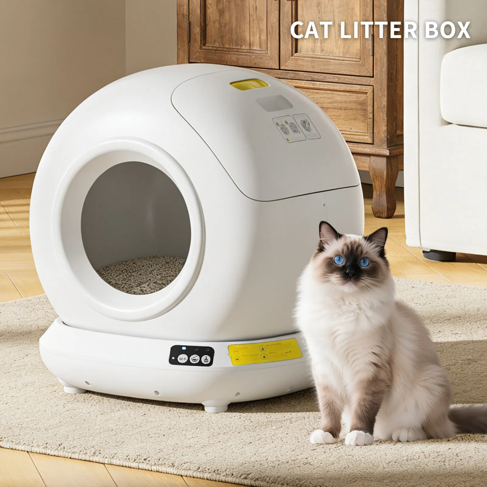 Only Self Pickup---Fully Automatic Cat Litter Box