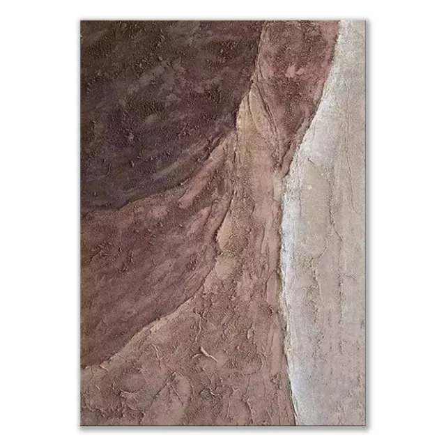 Handmade Oil Painting Canvas Wall Art Decoration Brown Texture Abstract For Home Living Room Decor Rolled Frameless Unstretched Painting Without ... Without Inner Frame - Shop at LoveMi