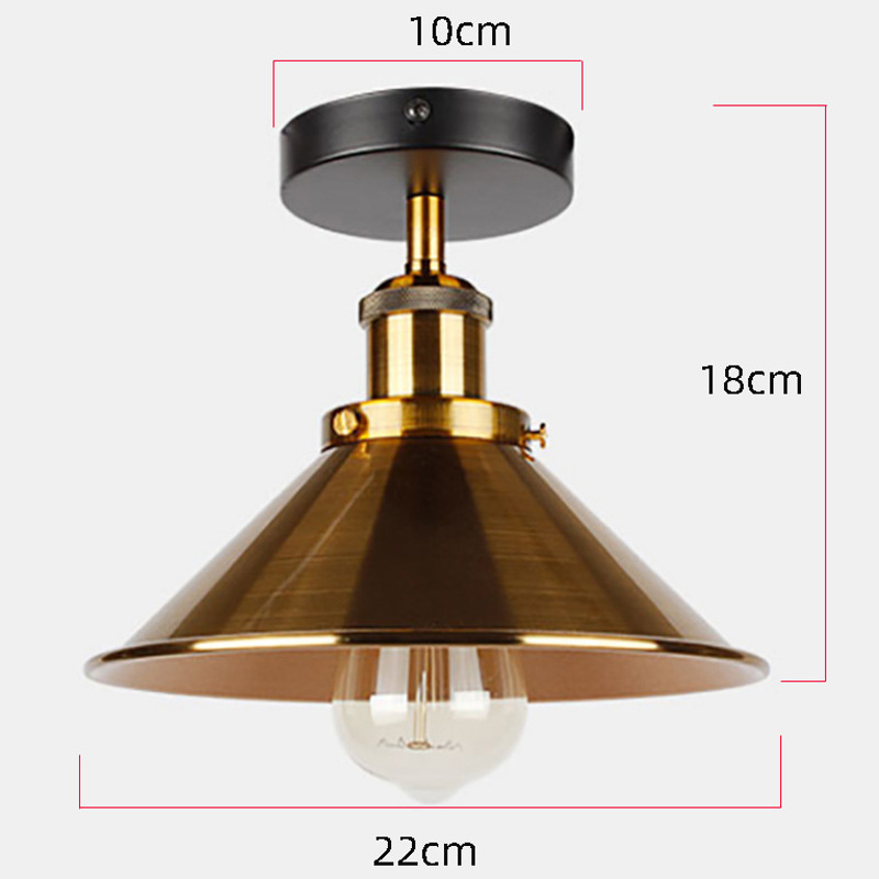 Home Retro Industrial Wind Ceiling Lamp - Image 11