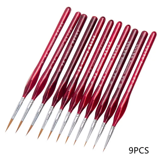 Black Wolf Fine Nail Art Student Line Pen Red - Shop at LoveMi