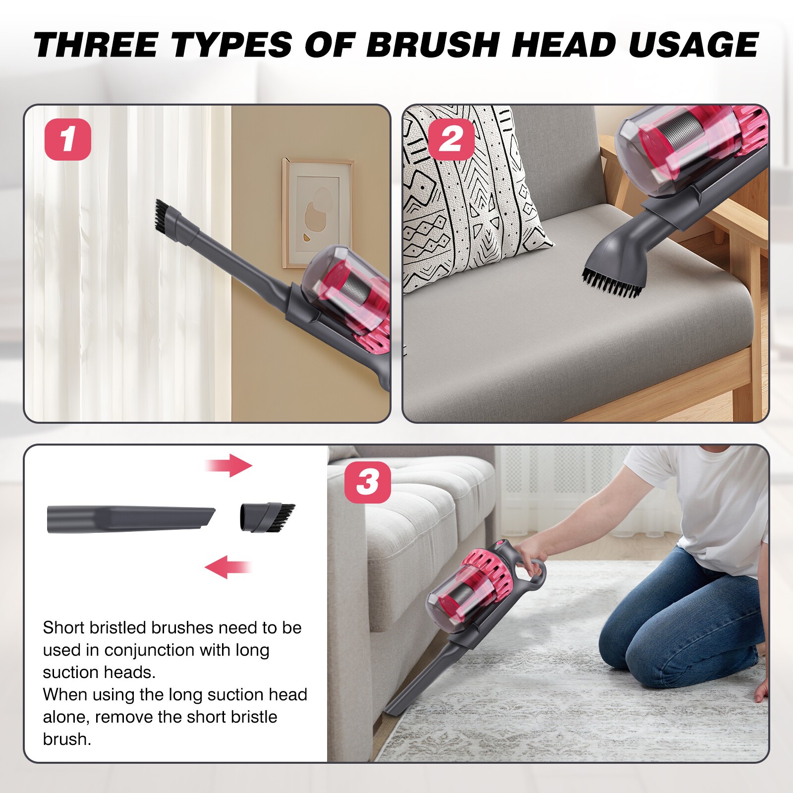 UV Mite Remover Home Bed Mattress Vacuum Sofa USB Charging Cleaner Handheld — image 7