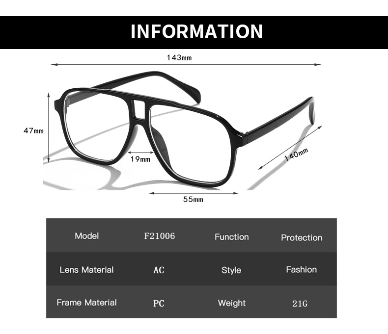 Title 1, Gafas anti-luz azul con doble haz, montura para...