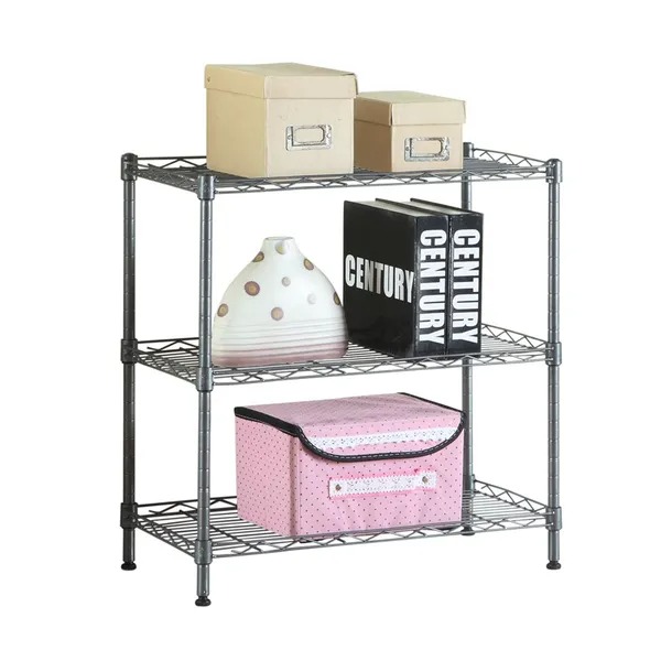 Concise 3 Layers Carbon Steel PP Storage Rack, Kitchen Storage Rack RT