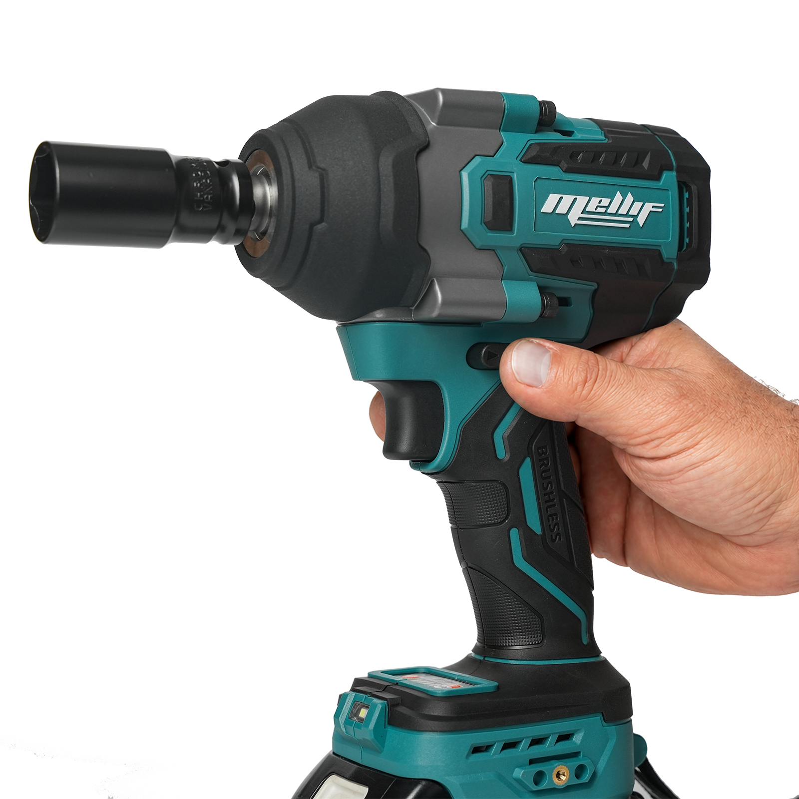 Cordless Electric Impact Wrench Compatible With Makita 18V Battery No High — image 5