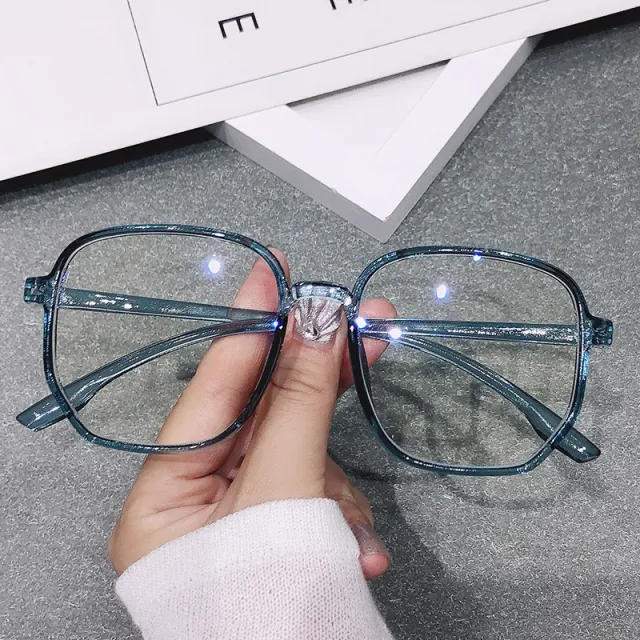 Women's Fashion Creative Large Frame Glasses Blue - Shop at LoveMi