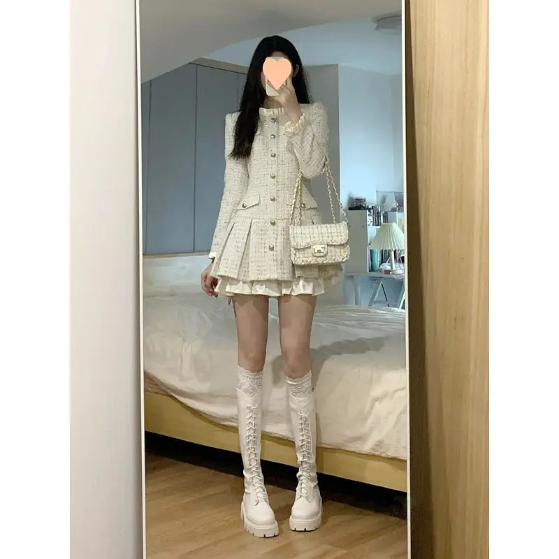 White Platycodon Grandiflorum French Dress Female