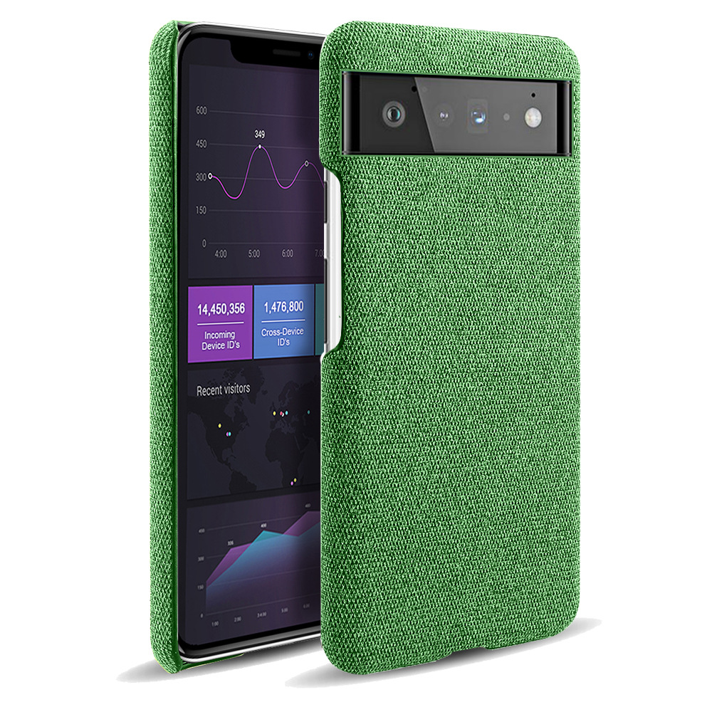 Beschermend telefoonhoesje met stoffen patroon – zwart – Google 5