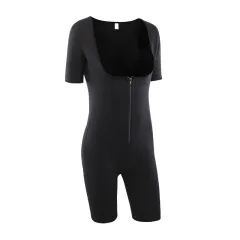 Women's Sauna Suit Sexy Corset - Black - View 1