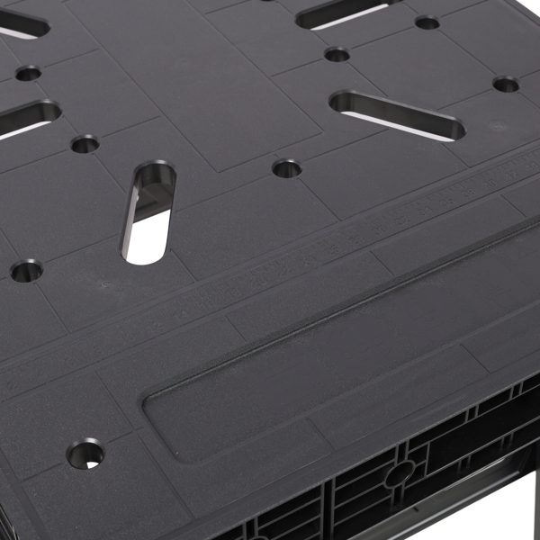 Foldable Work Bench,Portable Workstation,Work Bench Suitable for Garage,Workshop and Home,1650LBS Capacity,Black-37