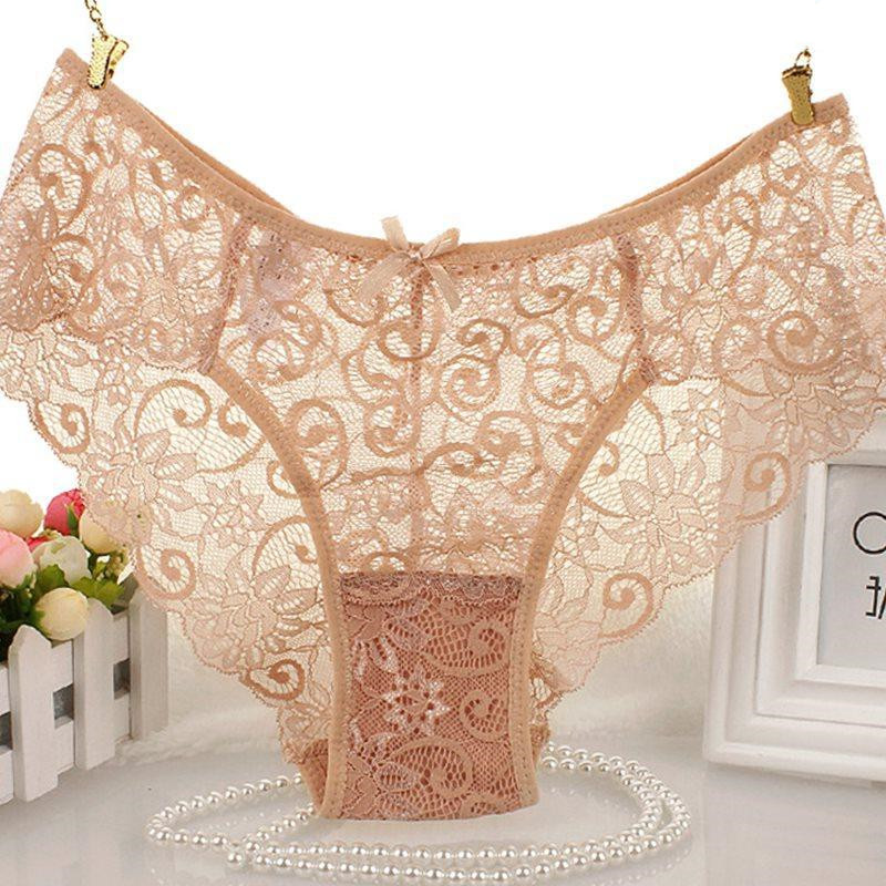 Title 1, Sexy Lace Lace Transparent Underpants Lady