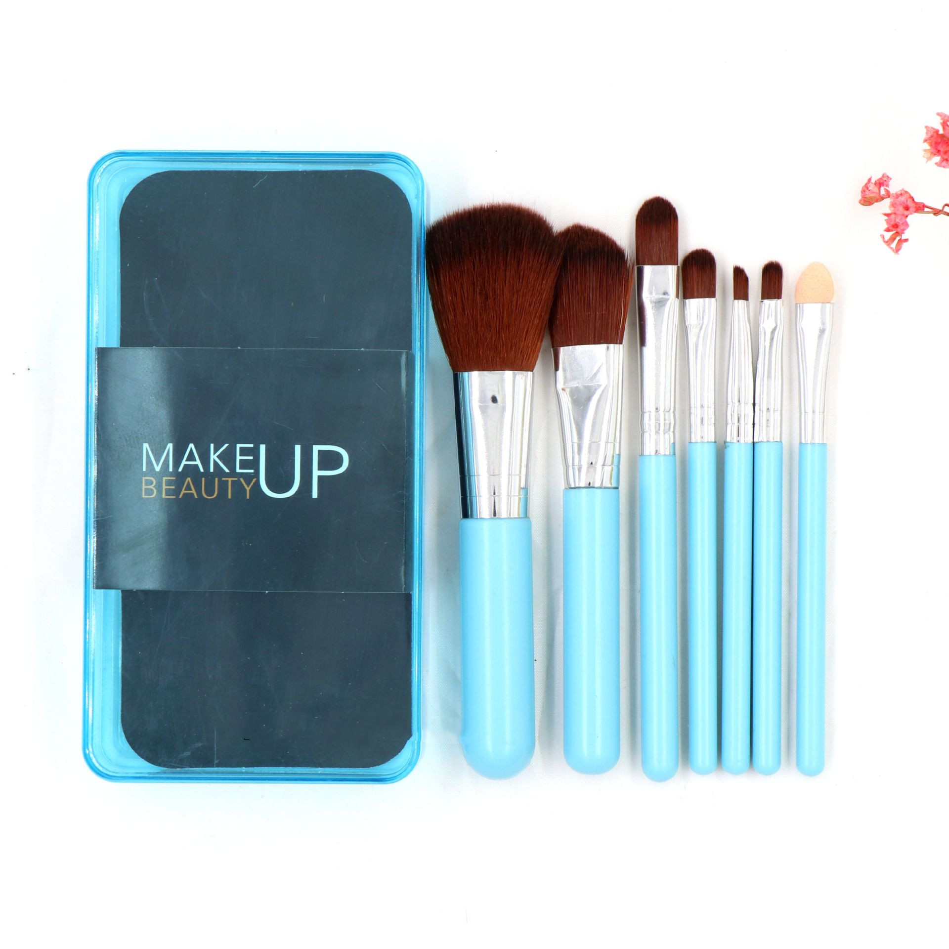 4 Set di Pennelli per Trucco Trasparente