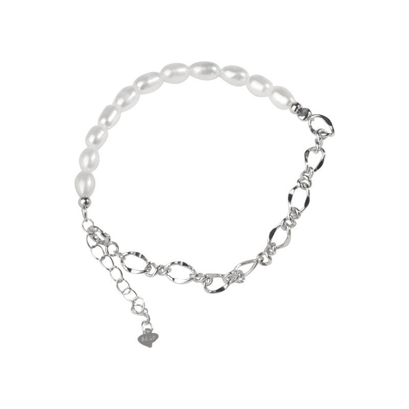 Title 3, Bracelet chaîne en argent sterling pour femme a...