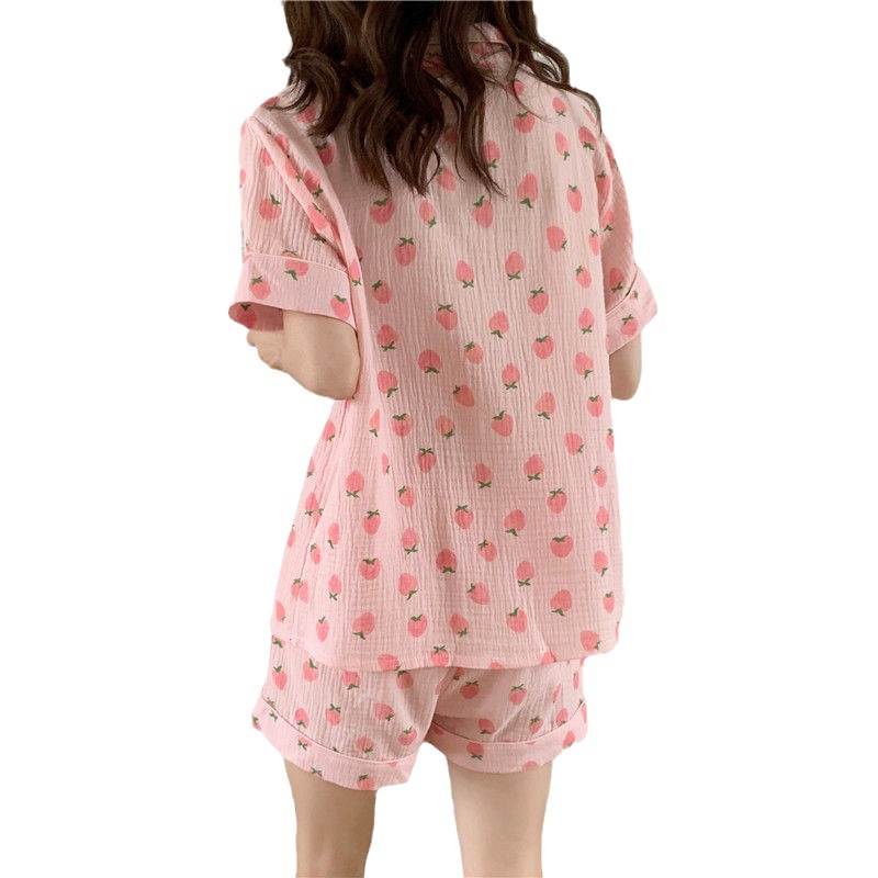 Title 6, New Cotton Pajamas Womens Summer Student Two-p...