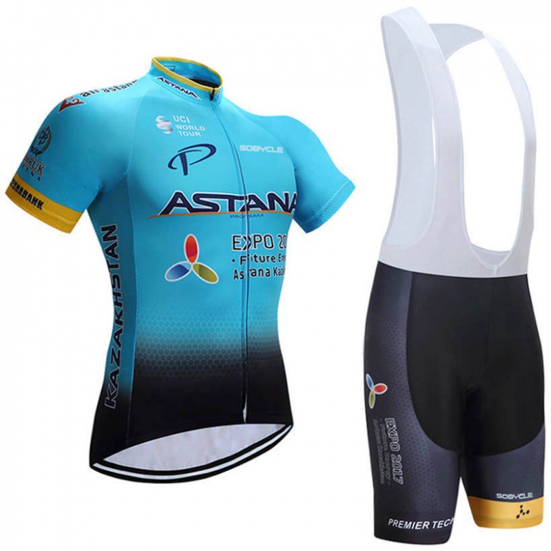 ASTANA ASTANA Summer Cycling Clothing Men's And Women's Team Edition Short-sleeved Top Road Bicycle Clothing Cycling Suit