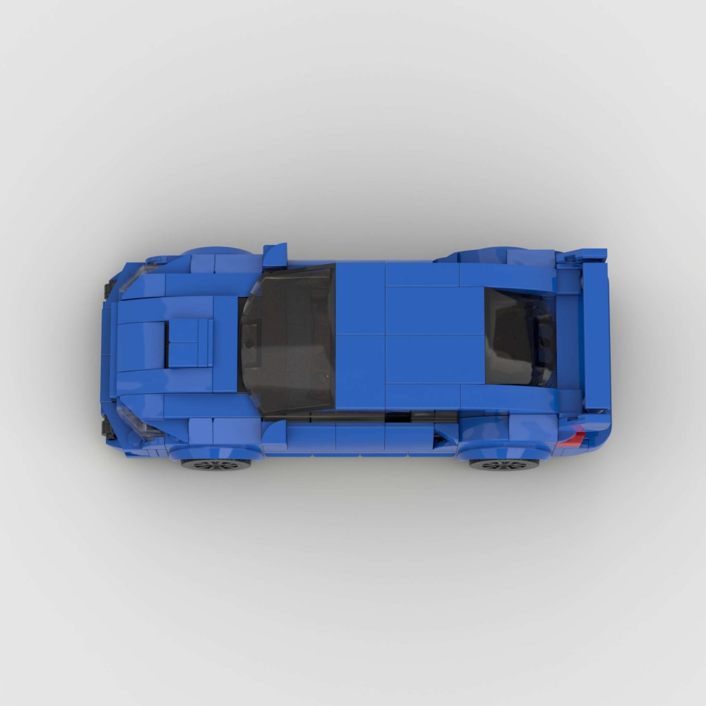 BrickForge JDM Rally Sports Sedan — 303-Piece Building Block Kit view 3