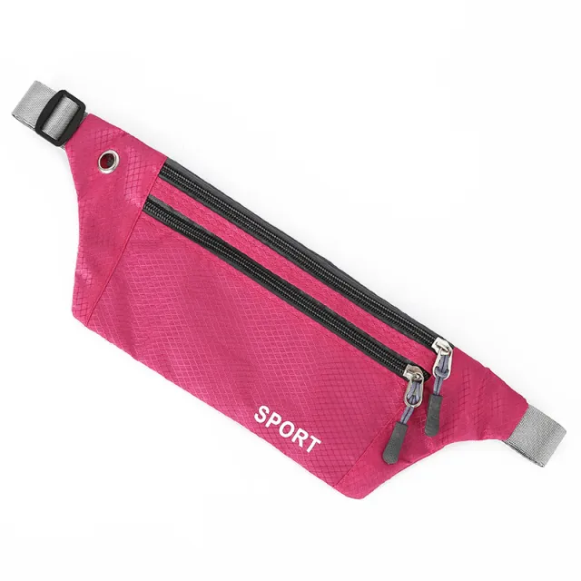 Men's And Women's Outdoor Sports Close fitting Multifunctional Leisure Diagonal Bag Rose - Shop at LoveMi