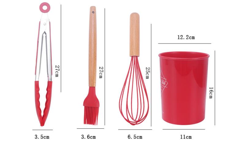 Title 1, Ensemble de 11 ustensiles de cuisine en silicon...