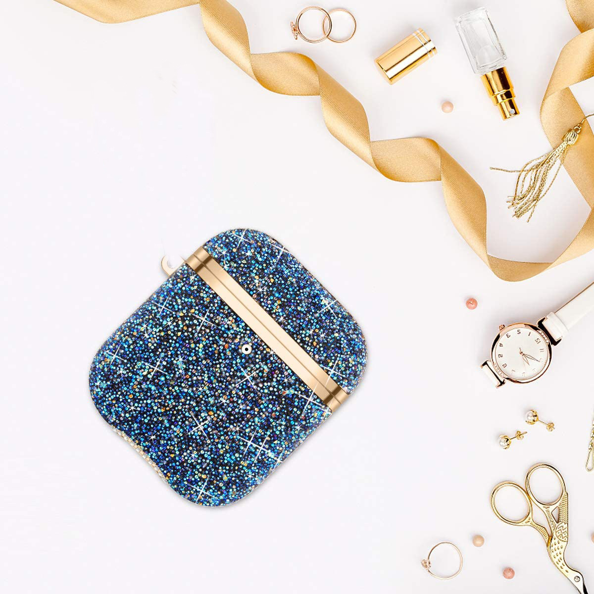 Soft Electroplating Fashion Star Diamond Headphone Sleeve Protective Sleeve - Image 2