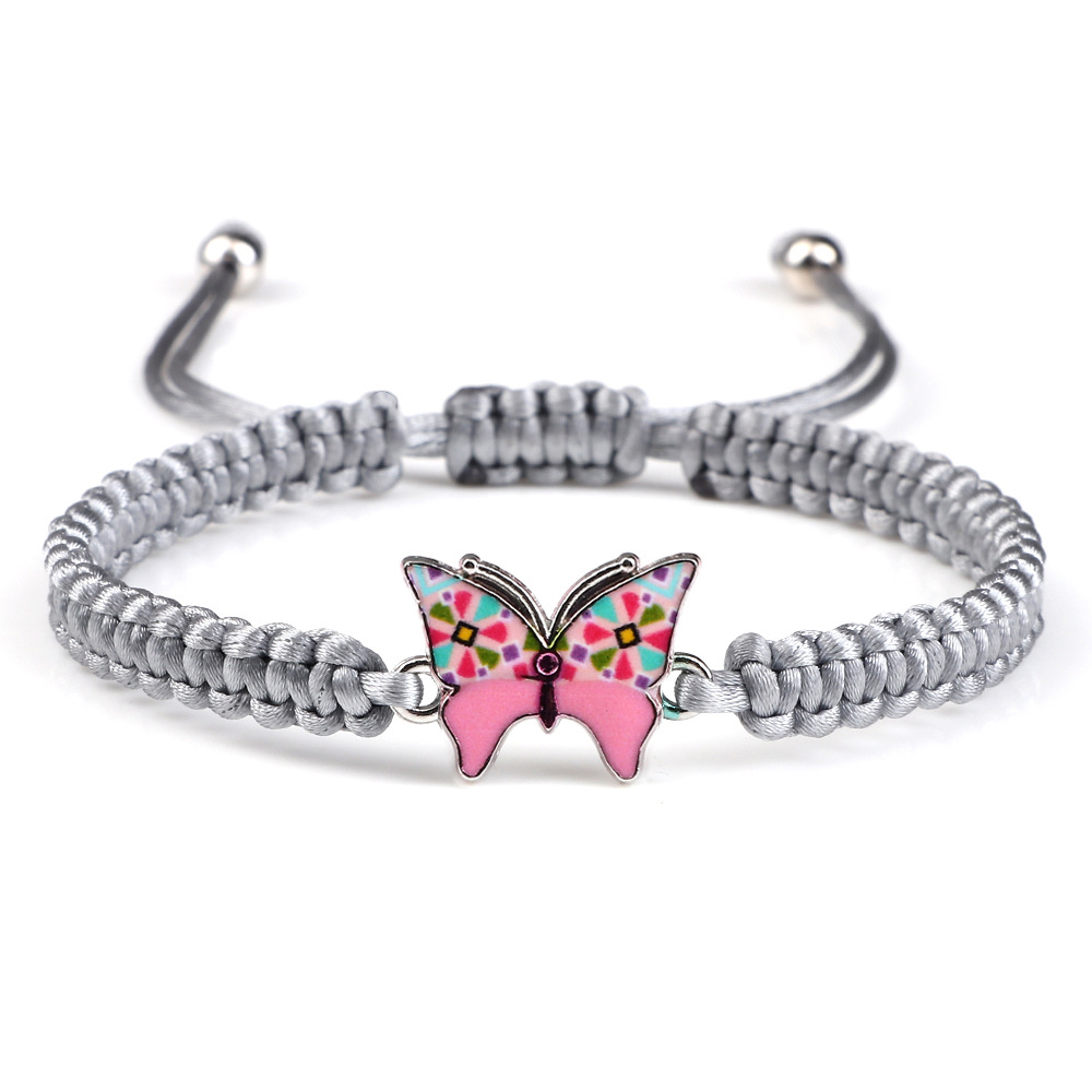 Title 12, Nueva pulsera de mariposa, cuerda de mano de pr...