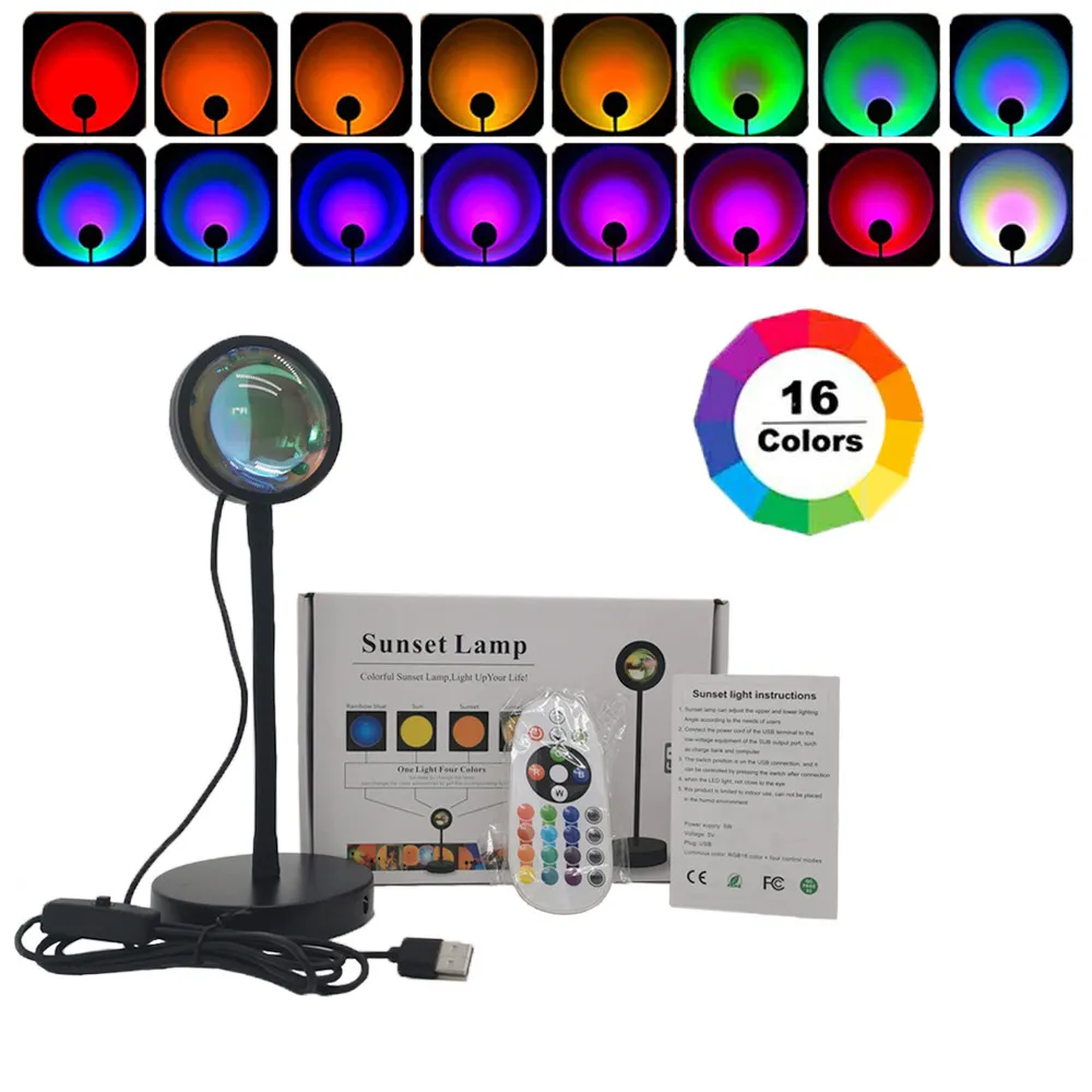 USB Desk Lamp Rainbow Projection Lamp – image 2