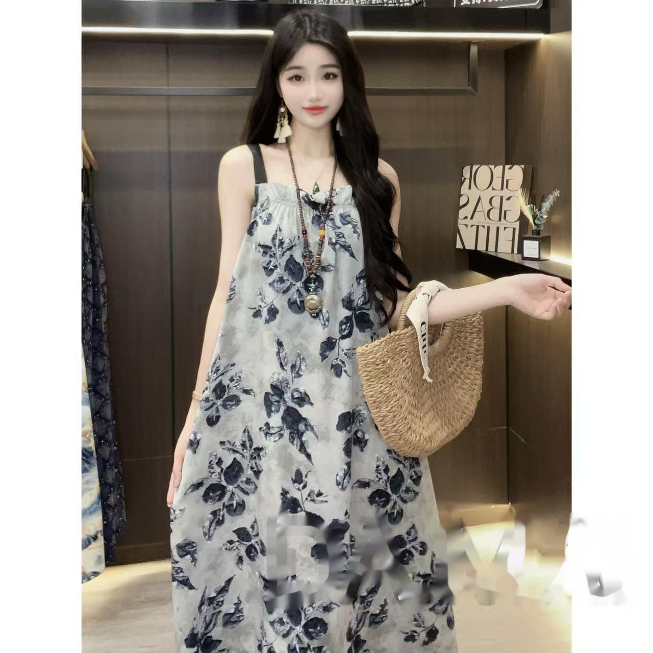 Ladies' Polyester Printed Dress