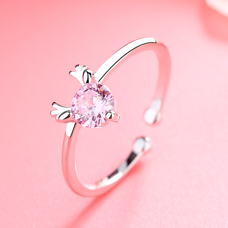 Women's Classic  Ring With Diamonds Mori