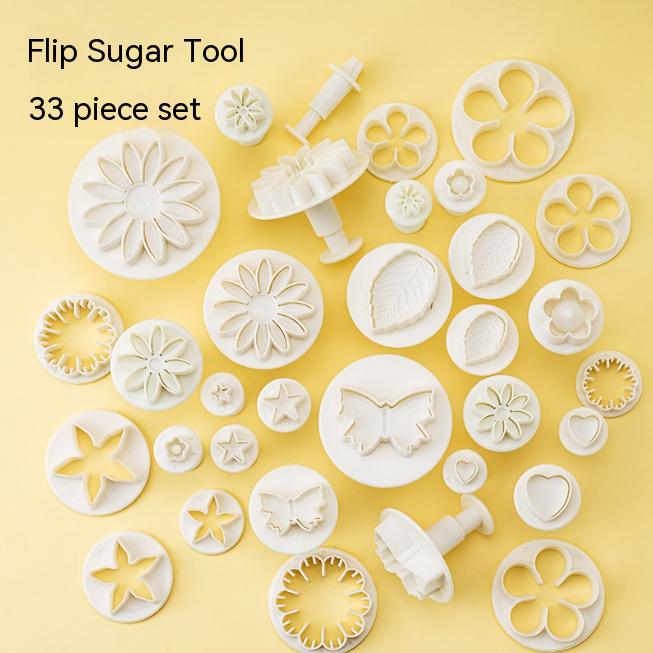 Title 1, Fondant Cake Mold Tool Daisy Butterfly Plastic ...