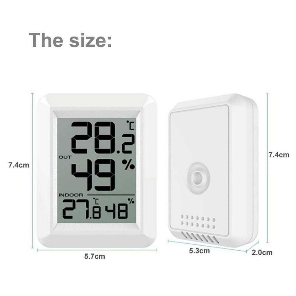 Hygrometer , LCD Screen Temperature Humidity Monitor Meter