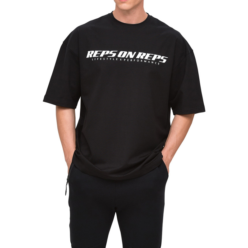Muscle Sports Fitness Short Sleeve Men's Round Neck T-shirt