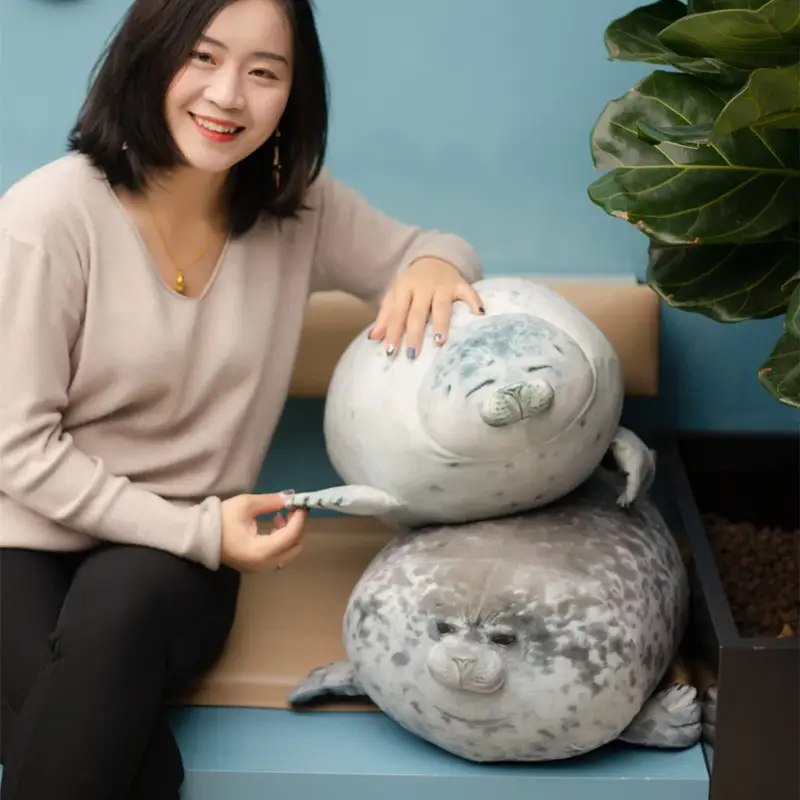 Large Seal Pillow Doll Aquarium Plush Toy