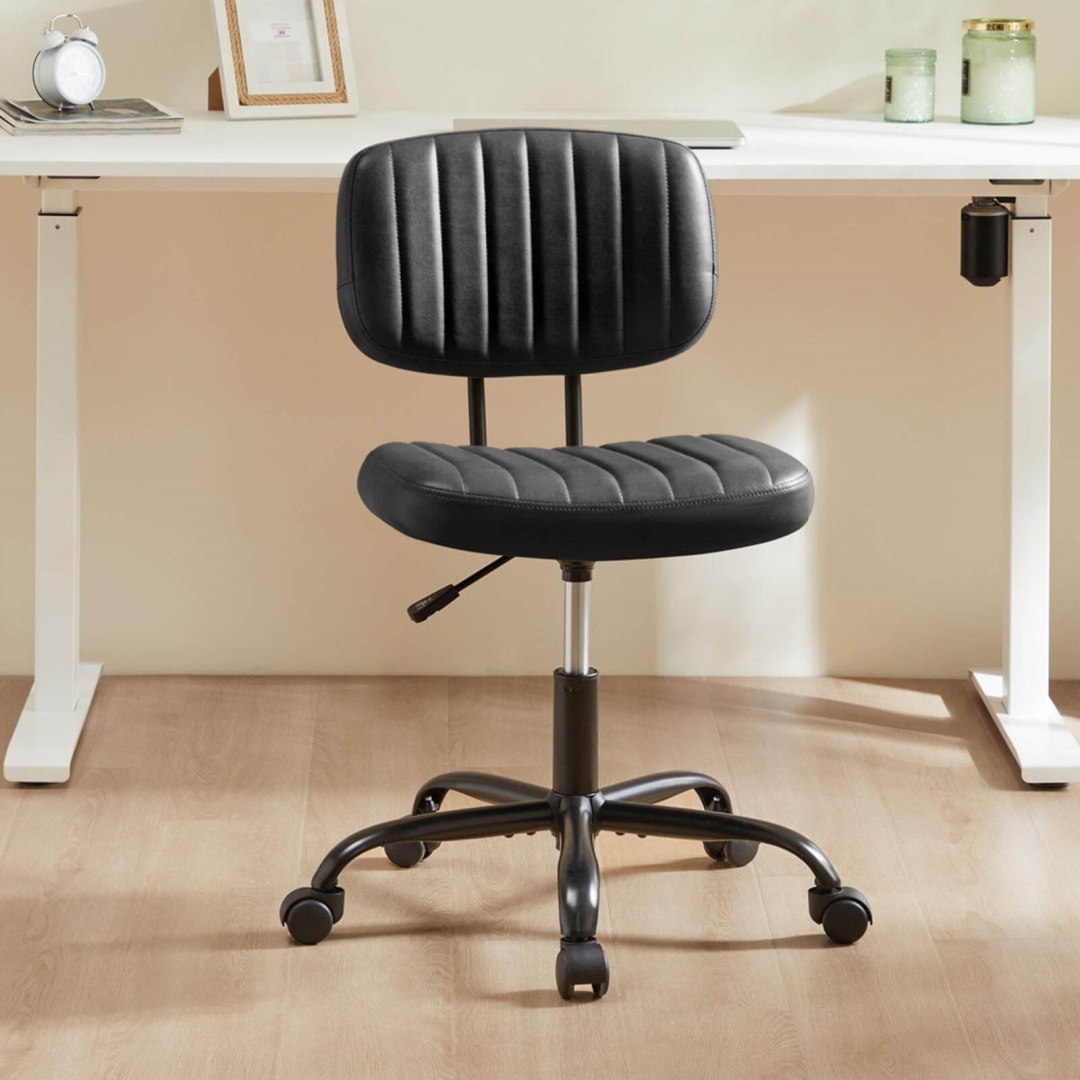 Adjustable Height 360degrees Rolling Swivel Computer Task Chair Without Arm image 40