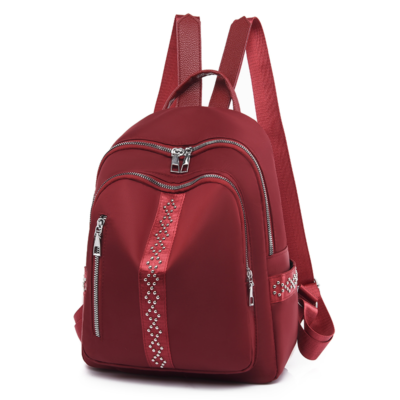 Ladies' Trendy Casual Large capacity Lightweight Backpack Red - Shop at LoveMi