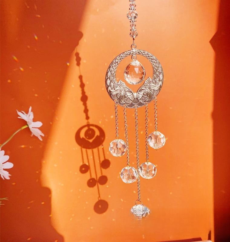 Title 1, Light And Shadow Crystal Magic Color Wind Chime...