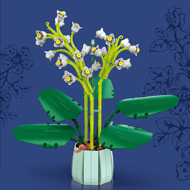 1012bell orchid potted plant