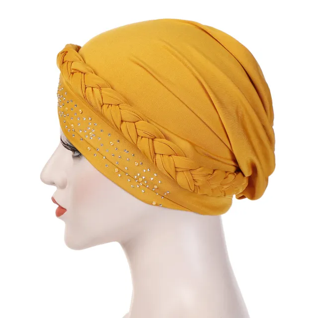 Monochrome Single Hot drilled Braided Toe Yellow - Shop at LoveMi
