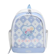 Fashion Women's Korean Style High School Backpack - Blue - View 1