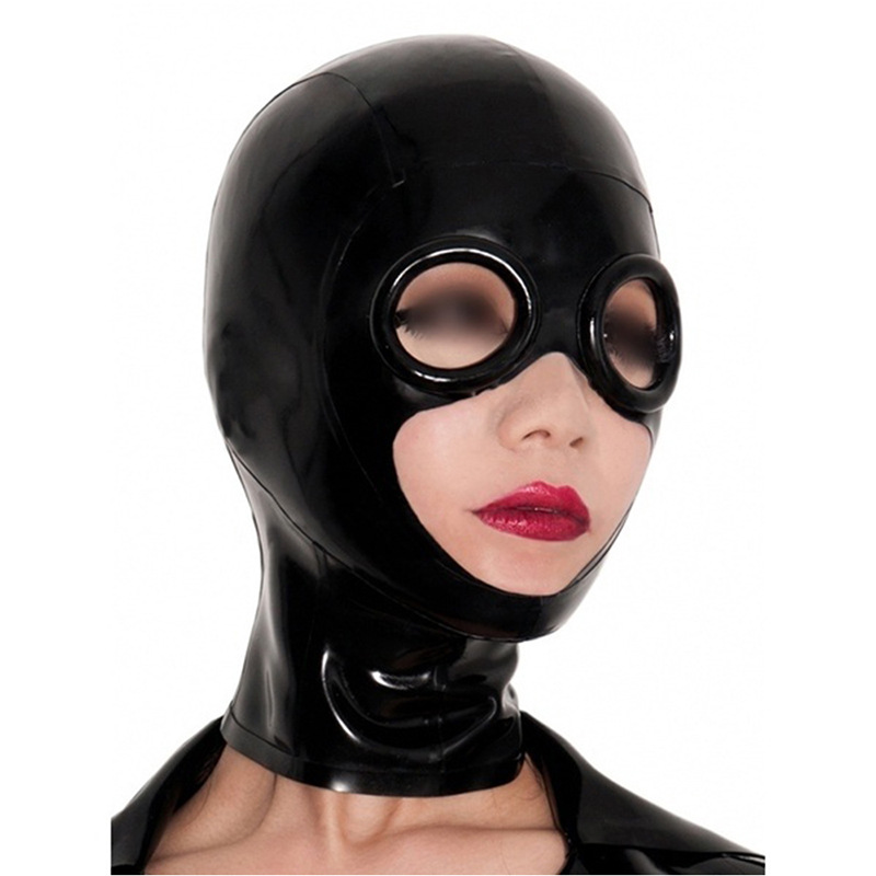 Title 6, Latex Hood Mask For Men And Women