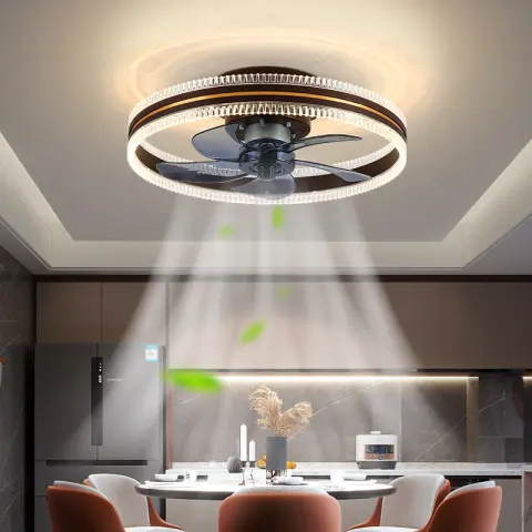Ceiling Fan Home Integrated Invisible Fan Light