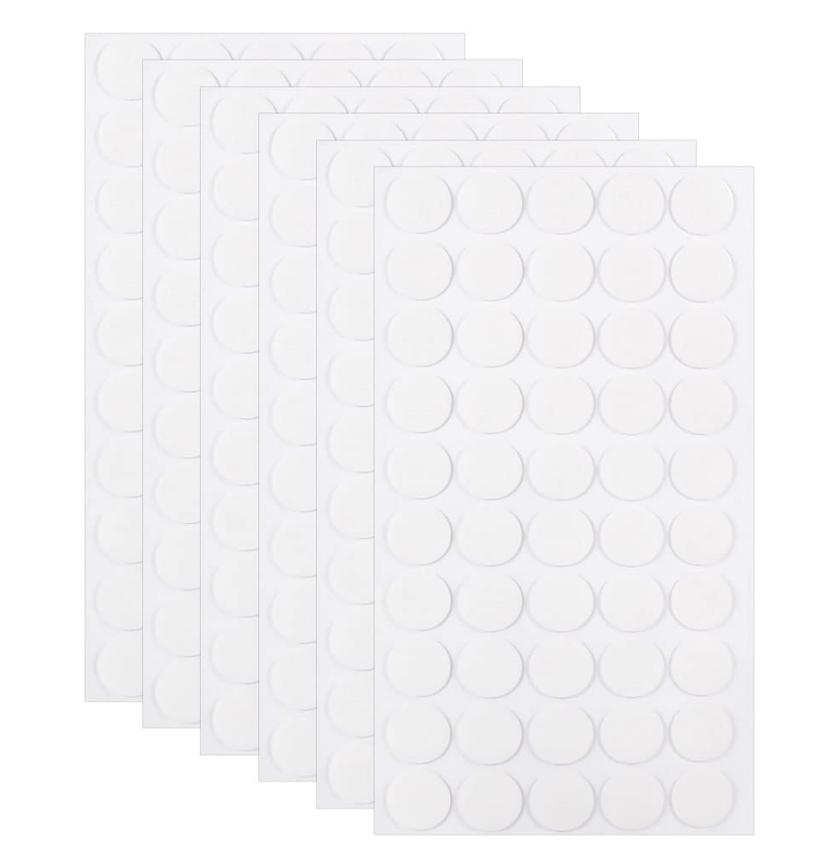 Double Sided Tape Stickers Clear Reusable Multipurpose Tape For Decoration 4 Sheets Clear - Shop at LoveMi