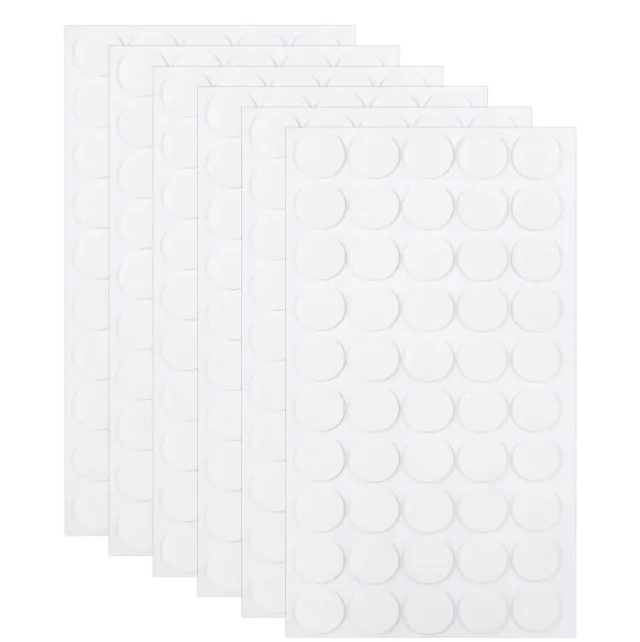 Double Sided Tape Stickers Clear Reusable Multipurpose Tape For Decoration 4 Sheets Clear - Shop at LoveMi