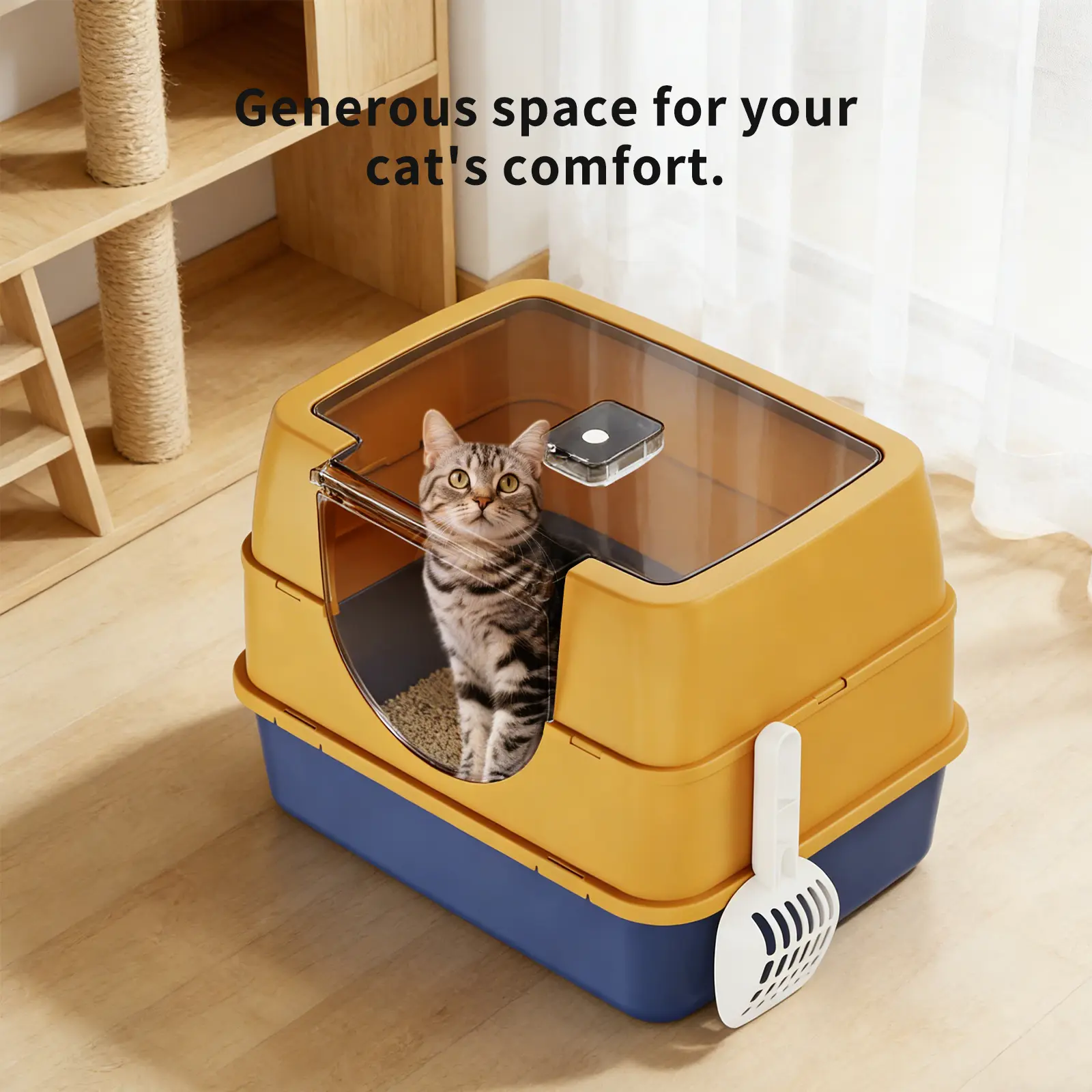 Only Self Pickup---Galaxy Fully Enclosed Cat Litter Box