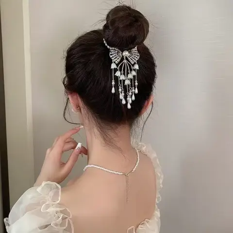 Back of the Head Balls Hair Clips
