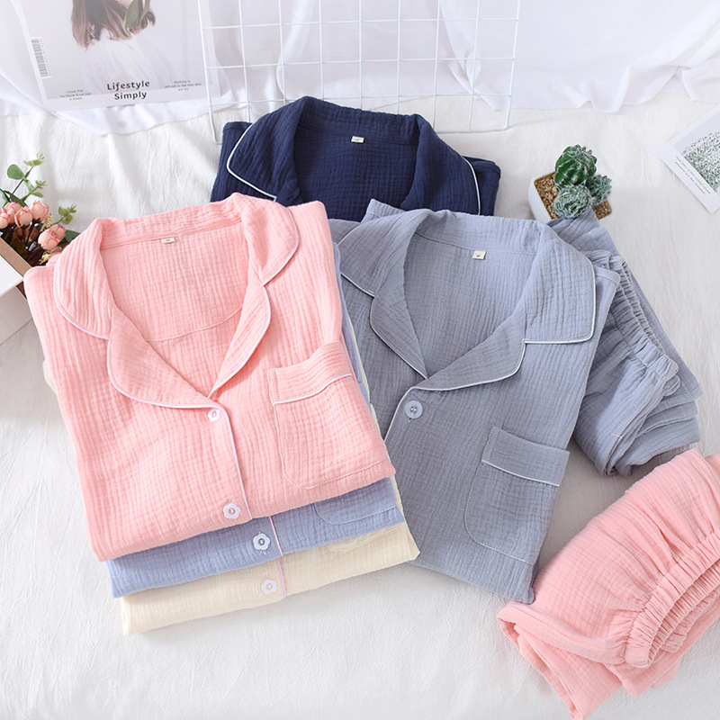 Title 8, Solid color crepe loose pajamas