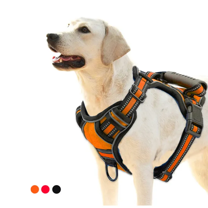 Harnais respirant anti-traction pour chien